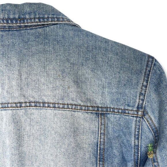 HIGHWAY JEANS Distressed Denim Jacket - Picture 7 of 8